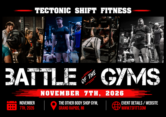 2026 Tectonic Battle of the Gyms Powerlifting Comp: Adult (18+) Bench Press Only Comp
